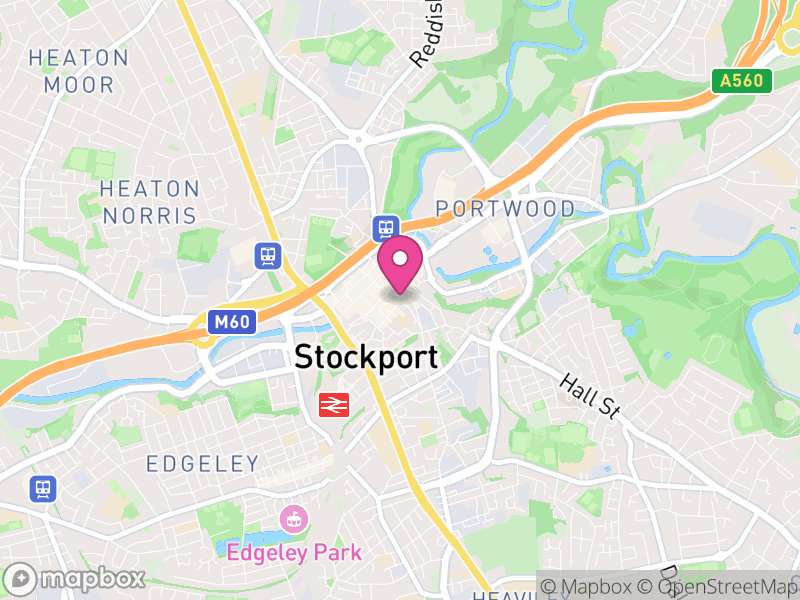 Map of properties for sale in Stockport