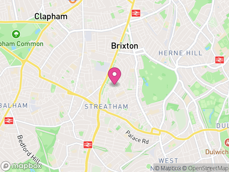 Map of properties for sale in SW2