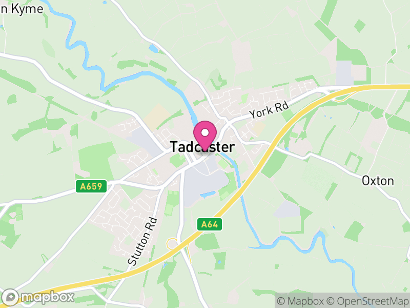 Map of properties for sale in Tadcaster