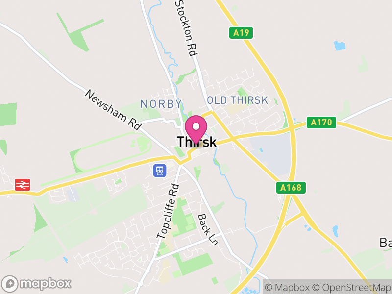 Map of properties for sale in Thirsk