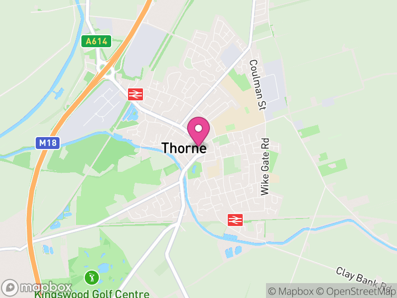 Map of properties for sale in Thorne