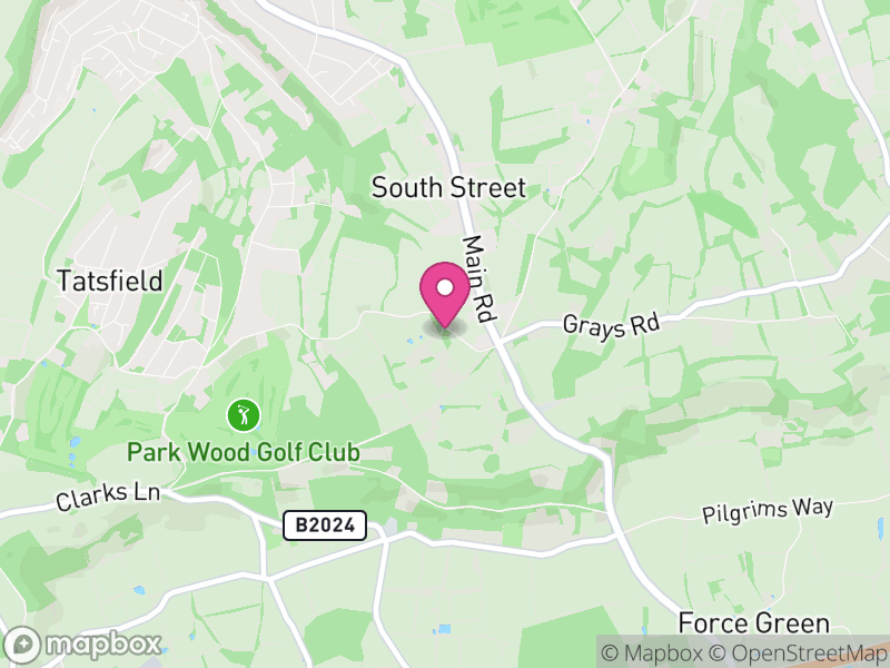 Map of properties for sale in TN16