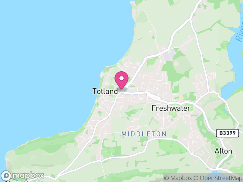 Map of properties for sale in Totland