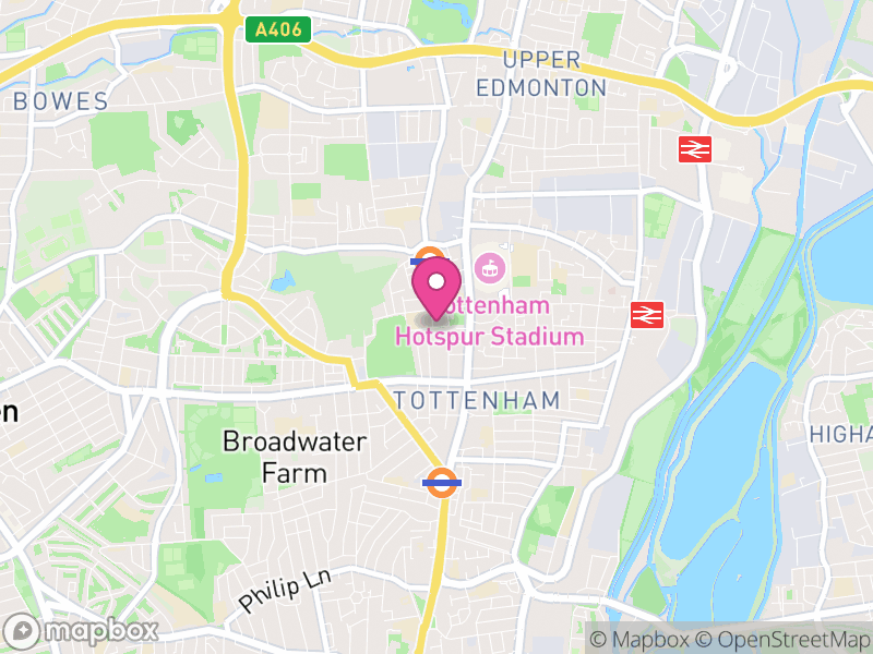 Map of properties for sale in Tottenham