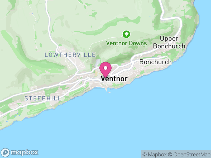 Map of properties for sale in Ventnor