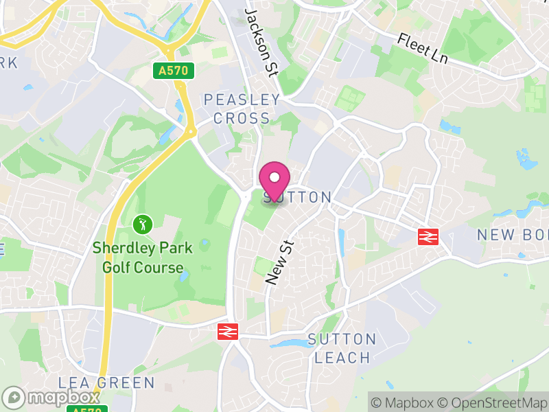 Map of properties for sale in WA9