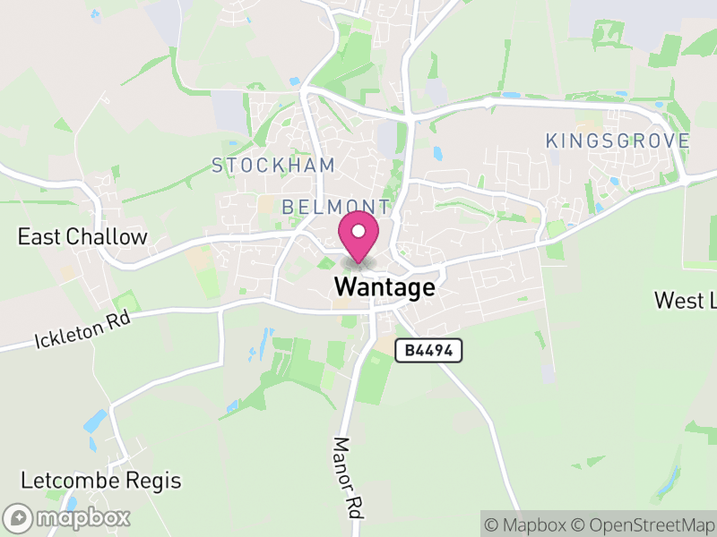 Map of properties for sale in Wantage