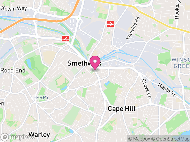 Map of properties for sale in Warley