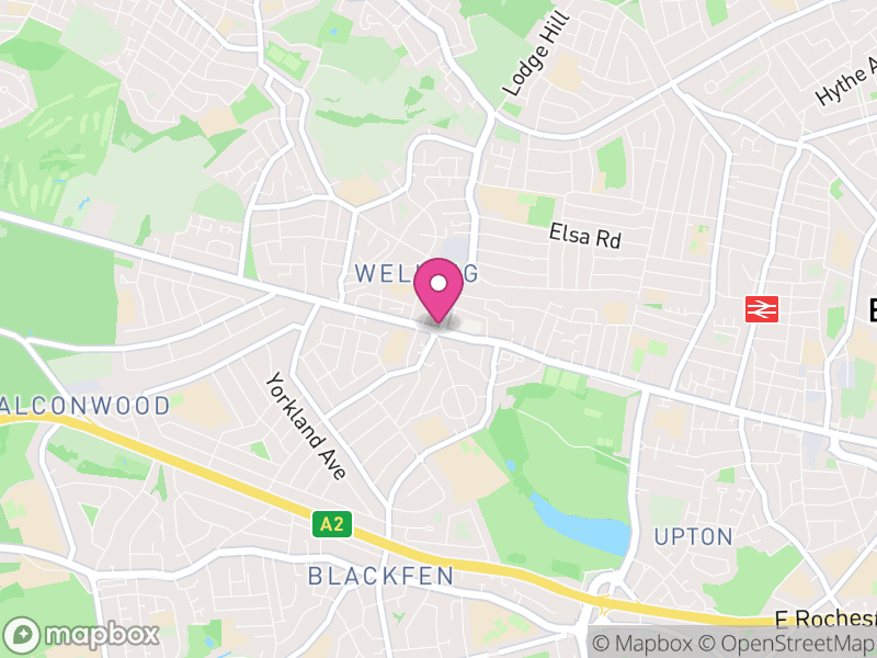 Map of properties for sale in Welling