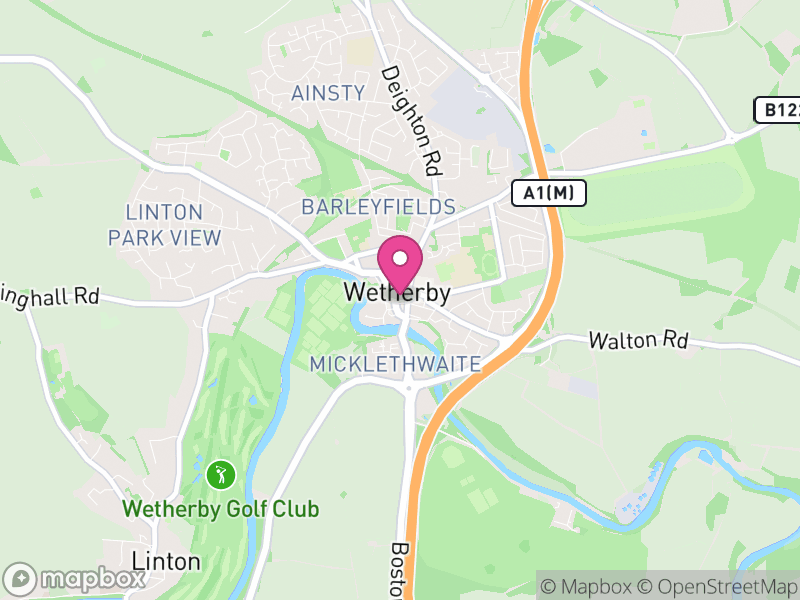 Map of properties for sale in Wetherby