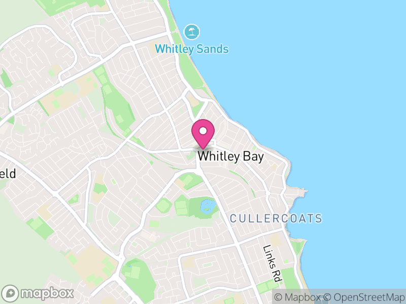 Map of properties for sale in Whitley Bay