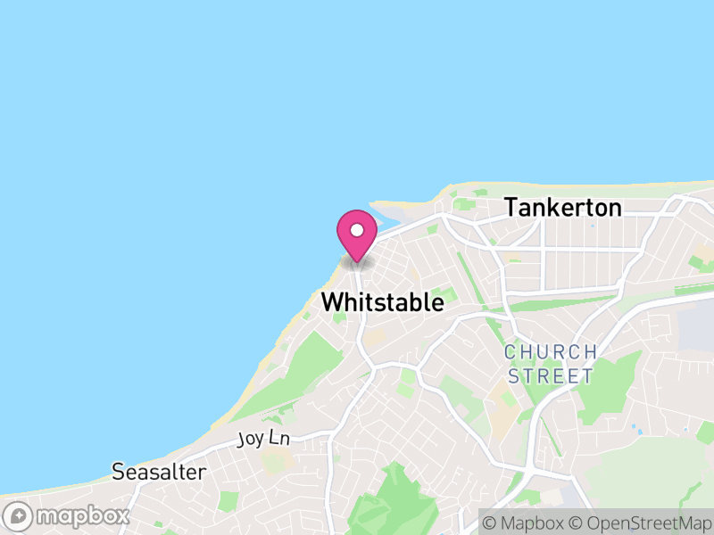 Map of properties for sale in Whitstable