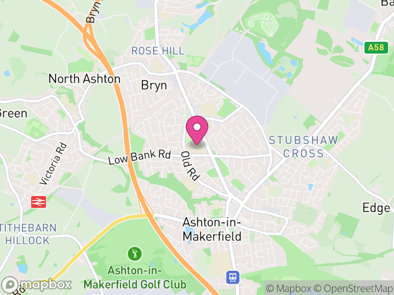 Map of properties for sale in WN4