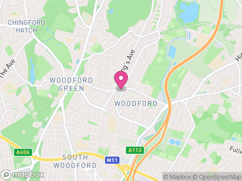 Map of properties for sale in Woodford