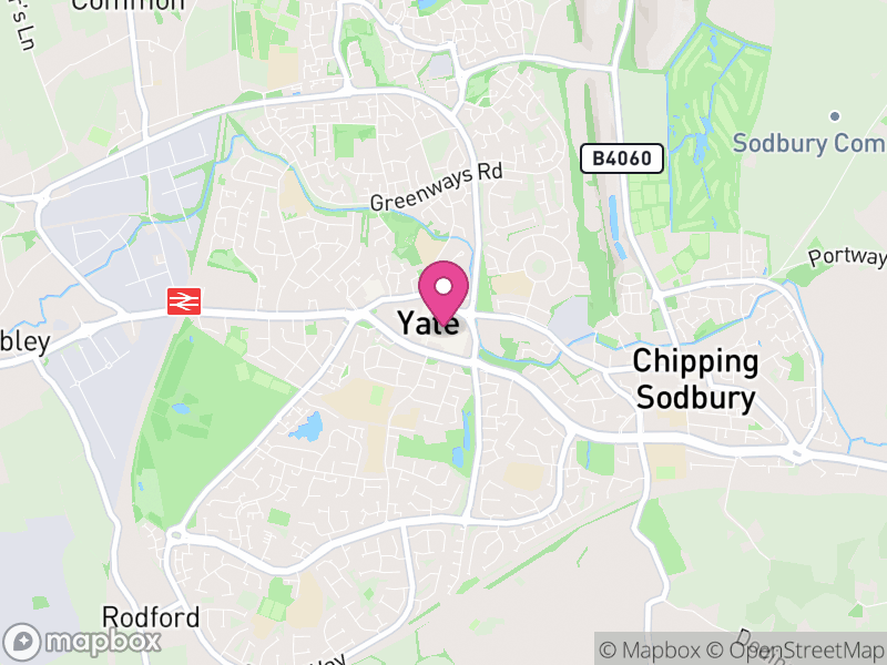 Map of properties for sale in Yate